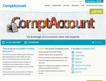 Tablet Screenshot of comptaccount.be